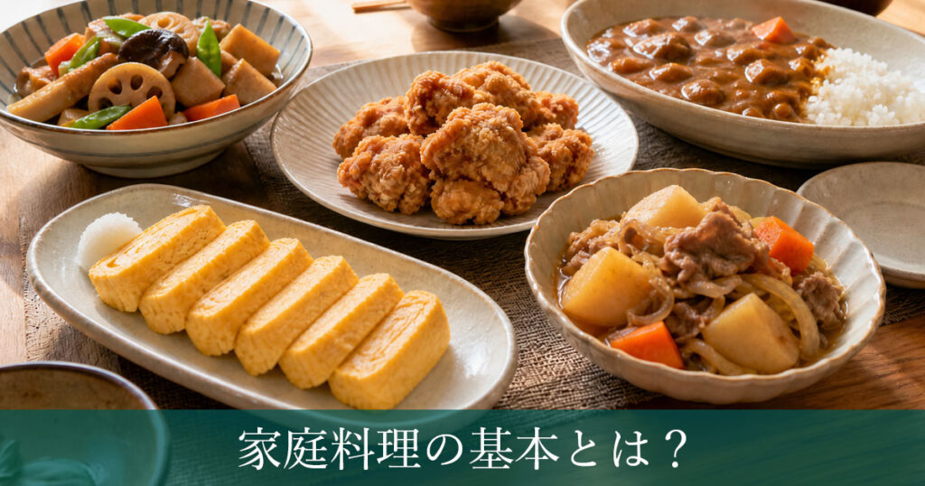 家庭料理の基本とは？初心者がまず覚えたい定番メニューと簡単に作るコツ