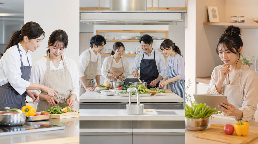 料理教室の種類別おすすめと特徴を比較【あなたに合うのはこれ】