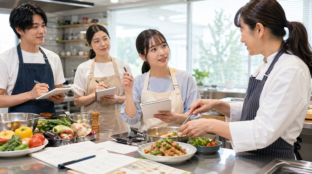 料理初心者が料理教室で上達するためのコツ