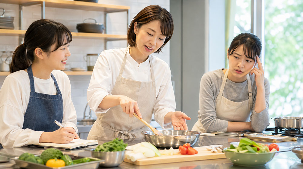 料理教室が向いている人と向いていない人の特徴