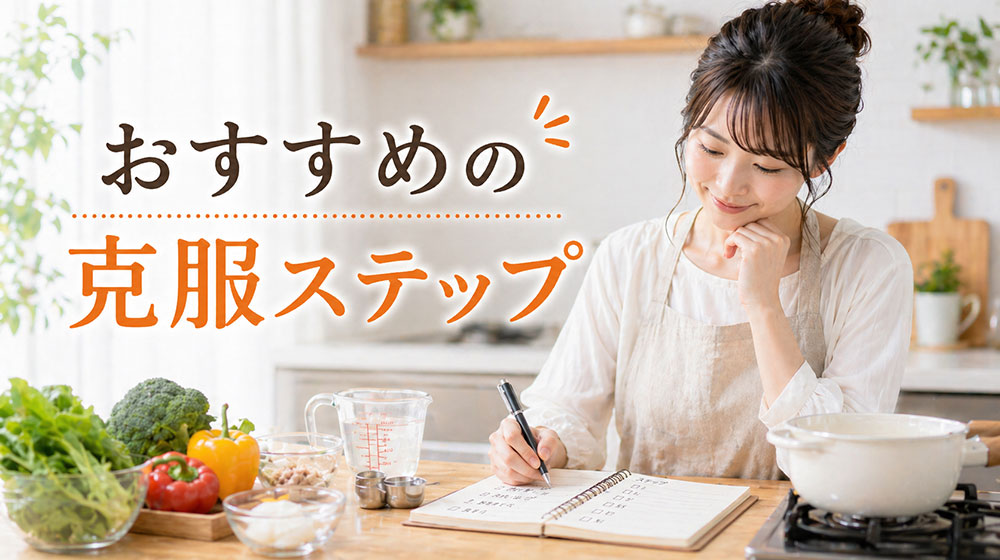 料理が苦手な人におすすめの克服ステップ