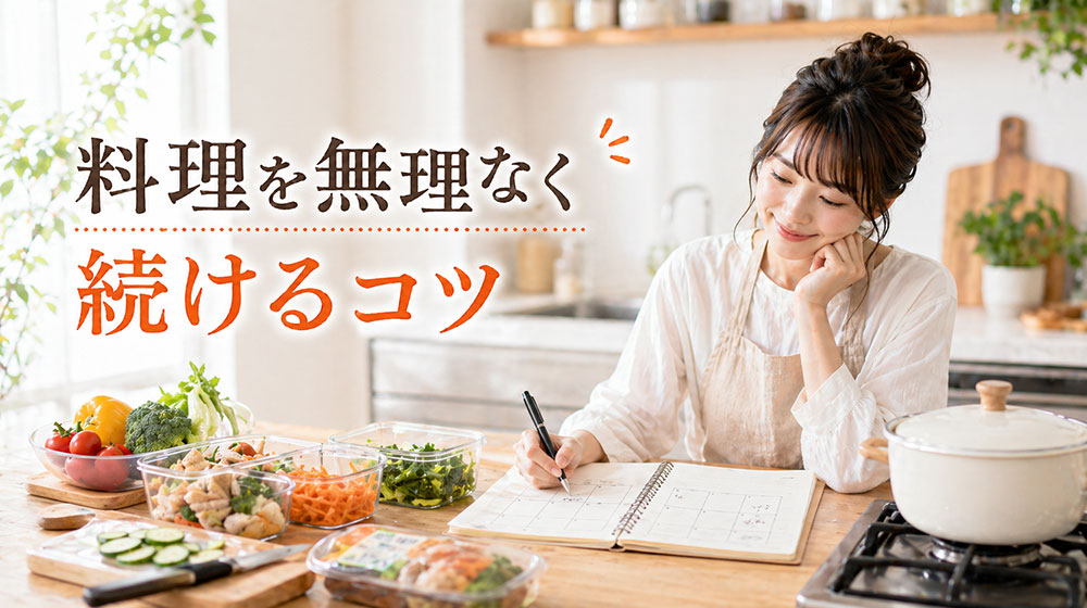 料理の苦手を克服するために無理なく続けるコツ