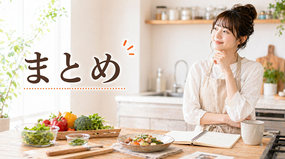 まとめ｜料理が苦手でも原因を知れば少しずつ克服できる