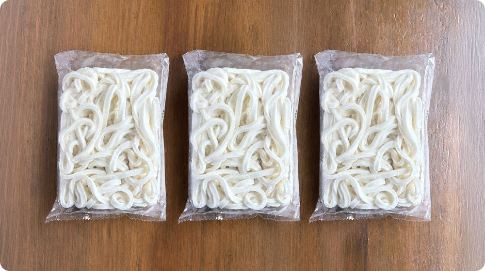 おかずよりも主食や具材のストックから始める