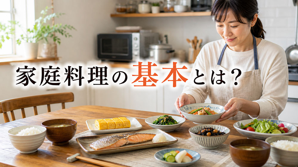 家庭料理の基本とは？初心者がまず知っておきたい考え方