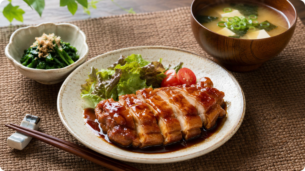 まずは主菜・副菜・汁物を一つずつ覚える
