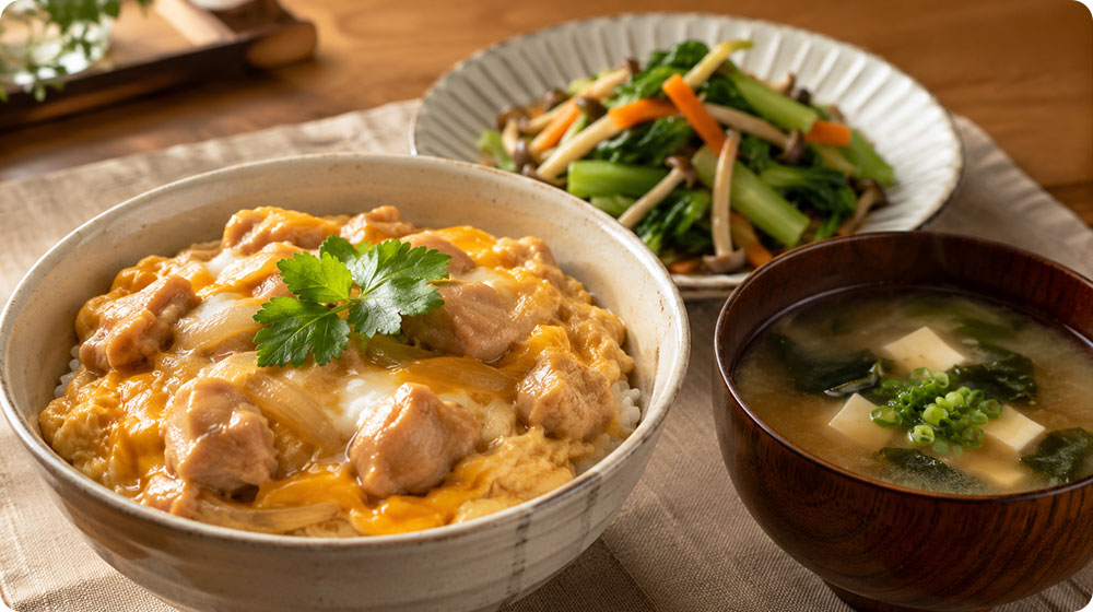 まずはご飯もの・汁物・炒め物のどれか一つで十分