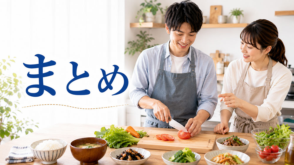 まとめ｜料理初心者の男性は「男性歓迎」「初心者歓迎」の料理教室を選ぼう