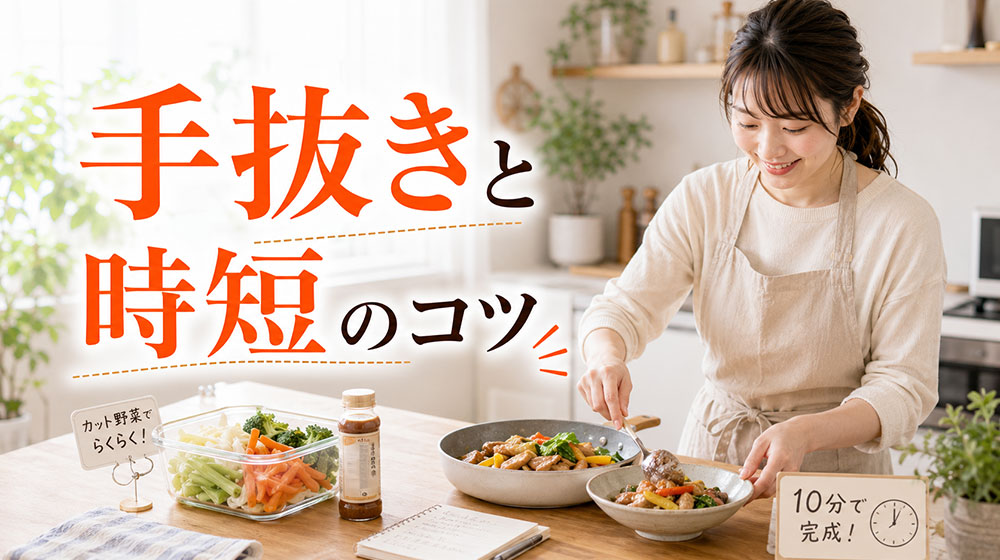 料理が面倒くさい日に使える手抜きと時短のコツ