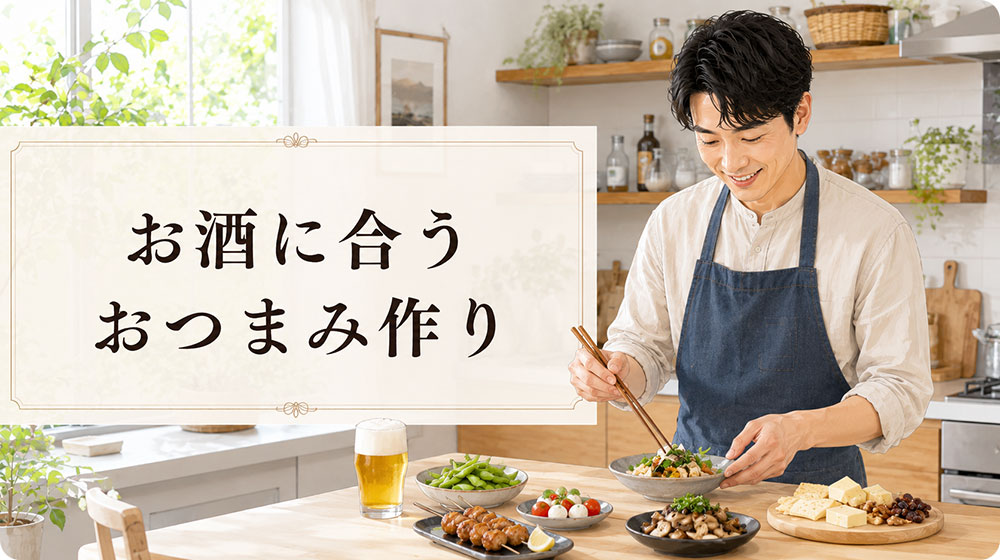 お酒に合うおつまみ作り