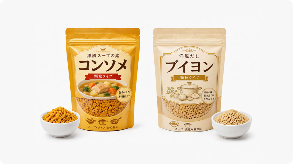 コンソメ・ブイヨン｜スープ・パスタ・洋風料理に使いやすい
