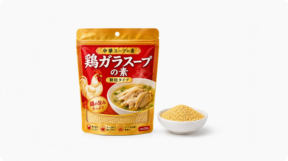 鶏ガラスープの素｜炒め物や中華風スープに便利