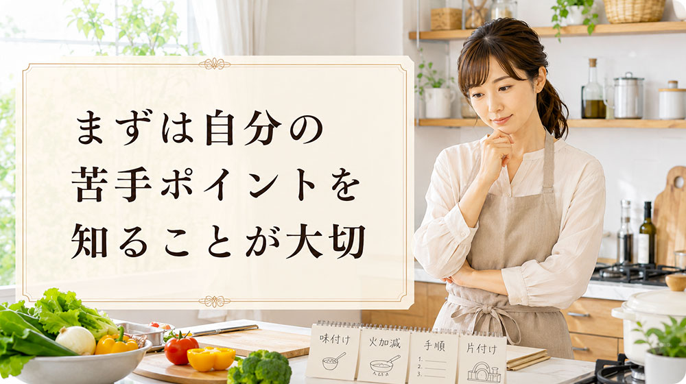 まずは自分の苦手ポイントを知ることが大切